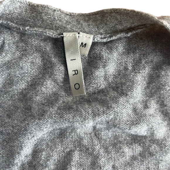 IRO dress sweater wool / modal short dress gray size M VGC - Picture 7 of 14